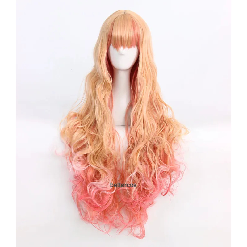 Anime Cosplay Nome - 新マクロスF シェリル・ノーム コスプレ ロングウェーブ ライトブロンド ピンク