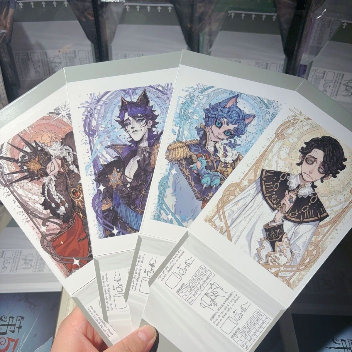 Anime Cosplay Drawing - パーソナリティ5：小さなカードを切り取る、ブラインドドロー、庭師、画家、コスプレ、周辺グッズ、スタンディングフォト、切り取れるポストカード
