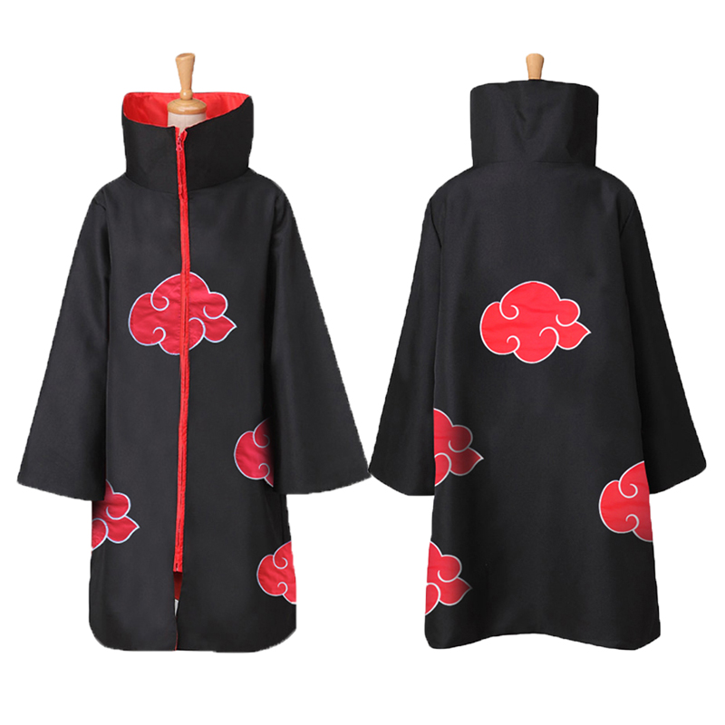 Anime Cosplay Ninja - アニメ火影暁コスプレ忍者衣装マントとヘッドバンド痛みうちはイタチサスケサソリカクズコミコン服