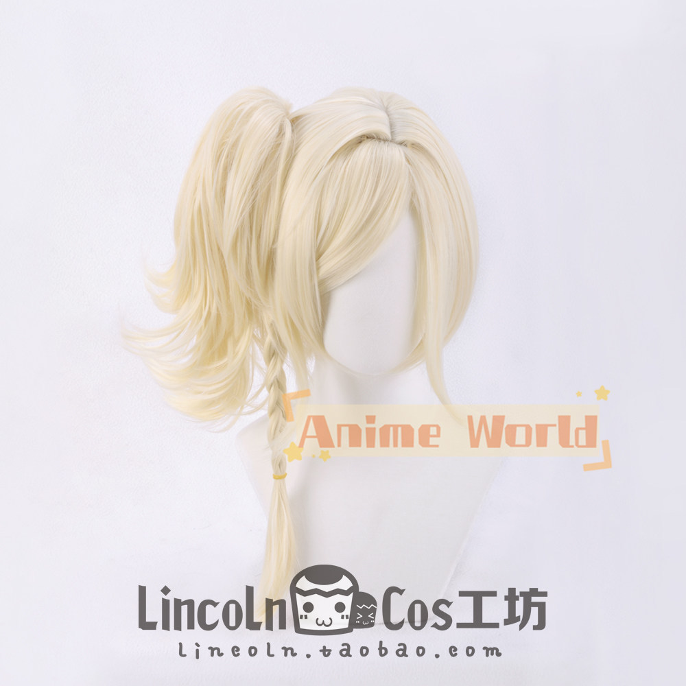 Anime Cosplay Ai - アニメラブライブ宮下愛 Cos コスプレウィッグハロウィンカーニバルパーティー小道具人工毛耐熱ファイバー + ウィッグキャップ
