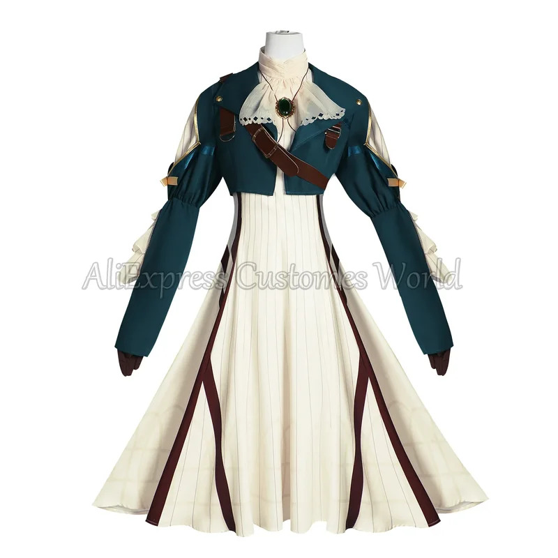 Violet Evergarden Dress - CyAnime バイオレットエヴァーガーデンコスプレ衣装女性プレミアムバージョンドレスクリスマスコスプレバイオレットエヴァーガーデンロリータ衣装