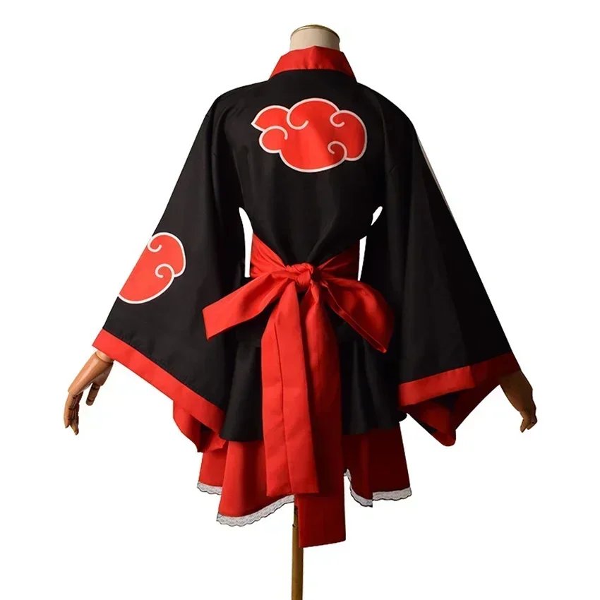 Anime Cosplay Ninja - 新しい忍者コスプレアニメ着物ドレスガールハロウィン衣装子供のためのスカートスーツフェスティバルカーニバル変装女性仮装