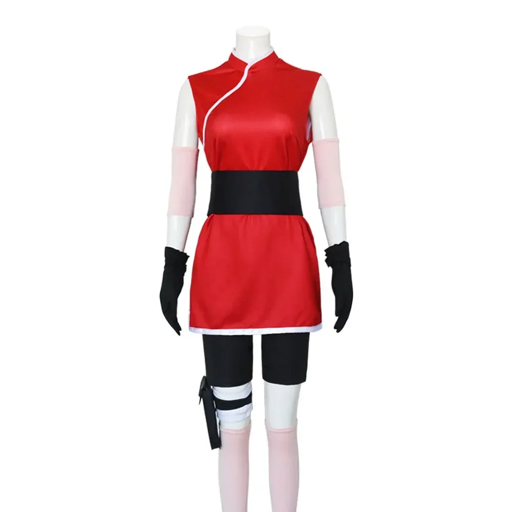 桜春野コスプレ完全忍者スカートコスチュームセット ユニセック - Anime Cosplay Ninja のレビューと価格