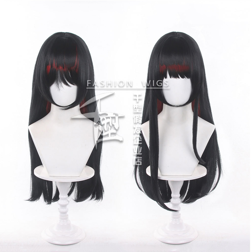 アニメ Nikaido Hiro コスプレウィッグ 27.5 - Anime Cosplay Girl With Black Hair のレビューと価格