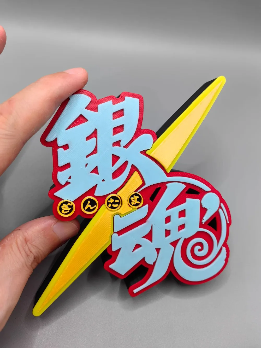 アニメ銀魂タイトルモデル人形 3D ロゴ看板坂田アクションフ - Anime Cosplay Title のレビューと価格