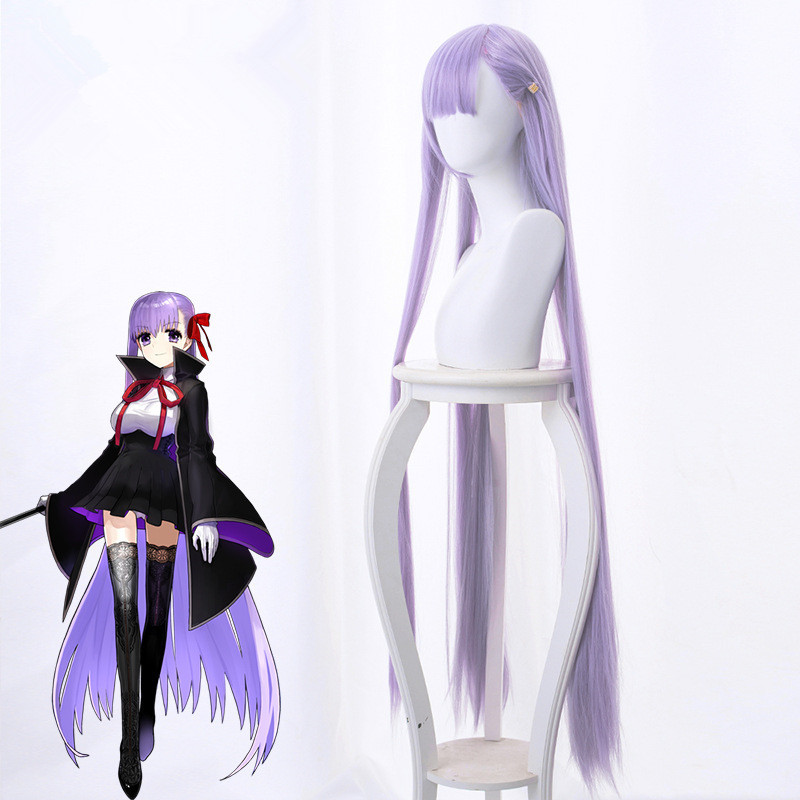 極薄のコスプレウィッグ,黒のコート,滑らかで長い髪,合成皮革 - Anime Cosplay Girl With Black Hair のレビューと価格