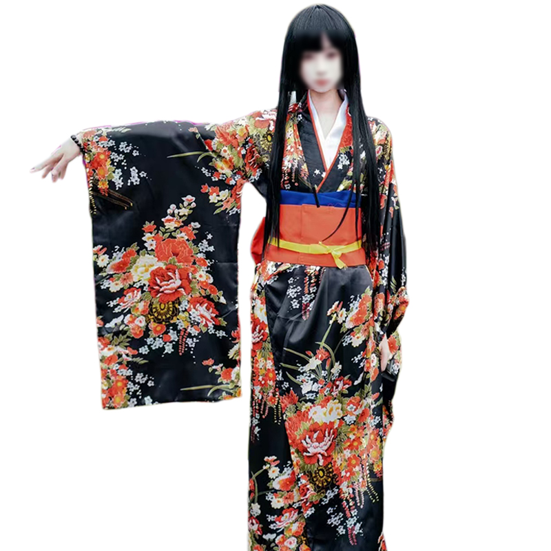 アニメ地獄少女コスプレ閻魔あい衣装女性着物ドレス浴衣スーツ女 - Anime Cosplay Ai のレビューと価格