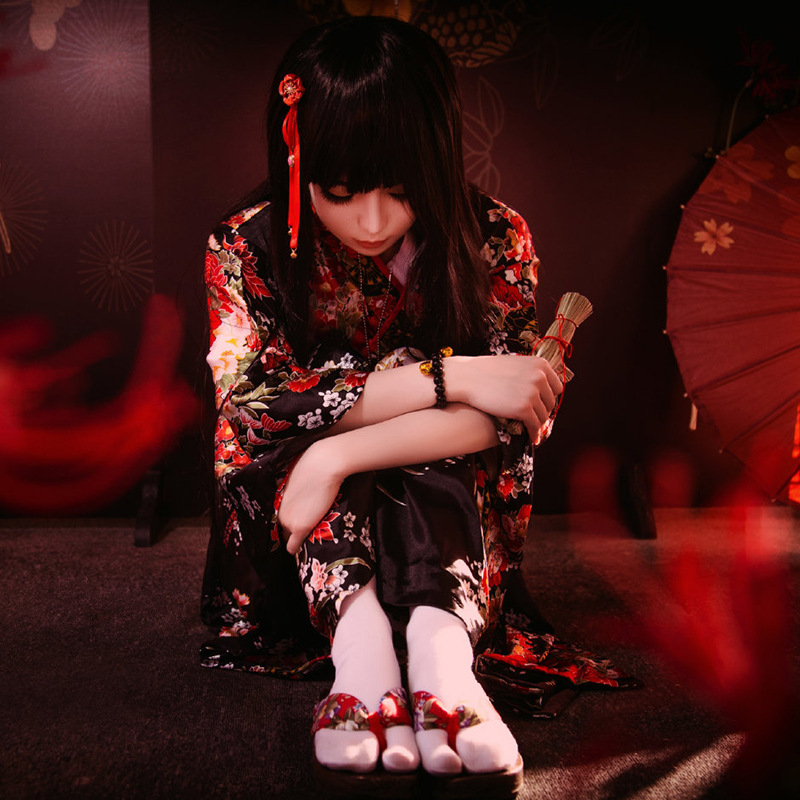 アニメ地獄少女コスプレ閻魔あい衣装女性着物ドレス浴衣スーツ女 - Anime Cosplay Ai のレビューと価格