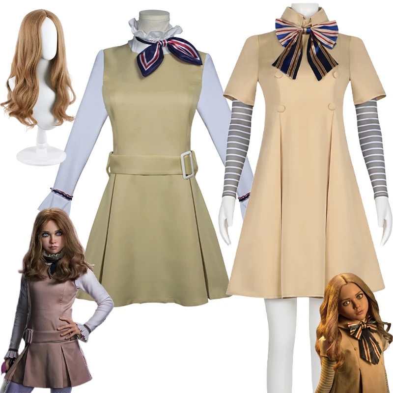 kmn2 M3GAN コスプレ衣装 AI ロボット人形 黄み - Anime Cosplay Ai のレビューと価格