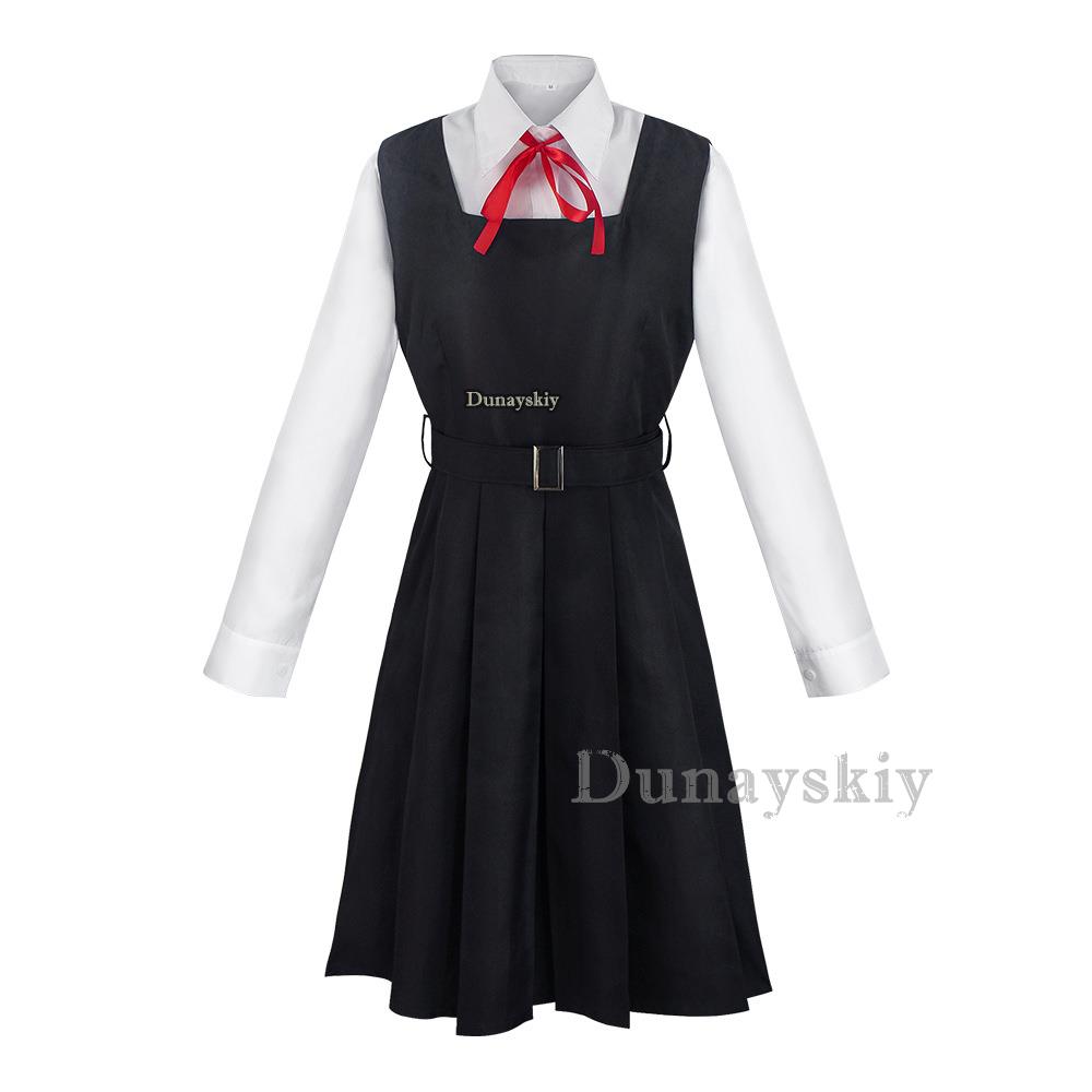 女性、ドレス、黒、赤のネクタイ、女性の制服、女の子のためのハ - Anime Cosplay Girl With Black Hair のレビューと価格