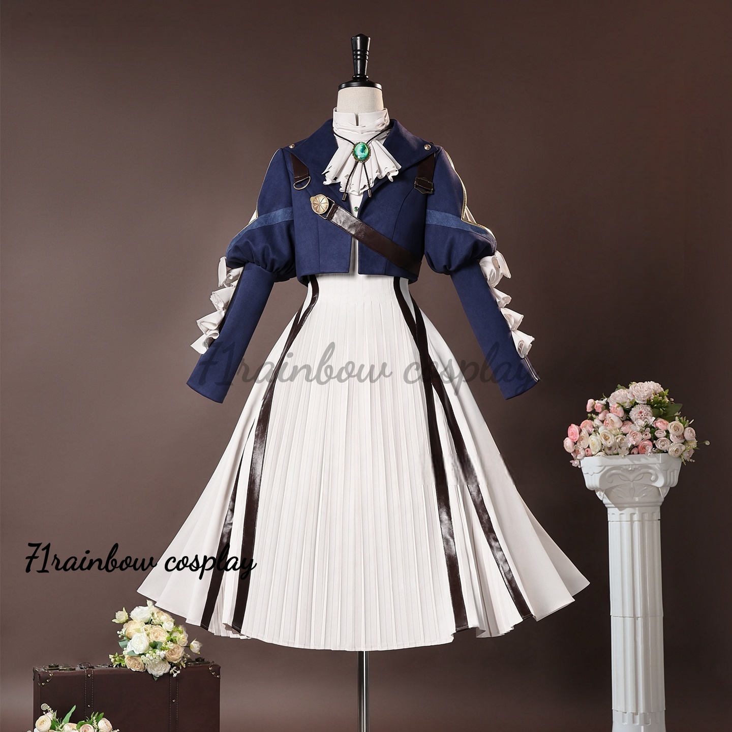 アニメヴァイオレット・エヴァーガーデンコスプレ衣装女性クリス - Violet Evergarden Dress のレビューと価格