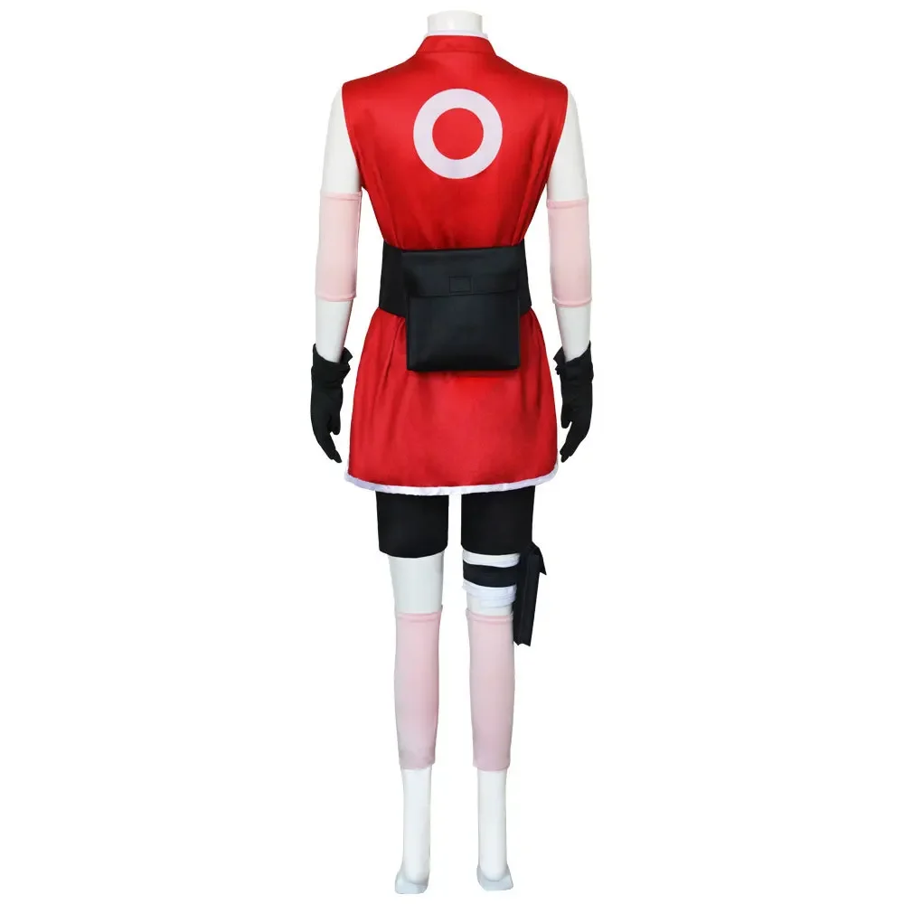 春野サクラコスプレアニメ衣装女性女の子スカート衣装ユニセック - Anime Cosplay Ninja のレビューと価格