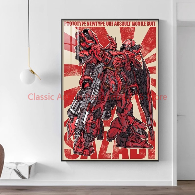 レトロなスタイルのハンギングペインティング,ぼズビモバイルウ - Bandai Gundam Hg のレビューと価格