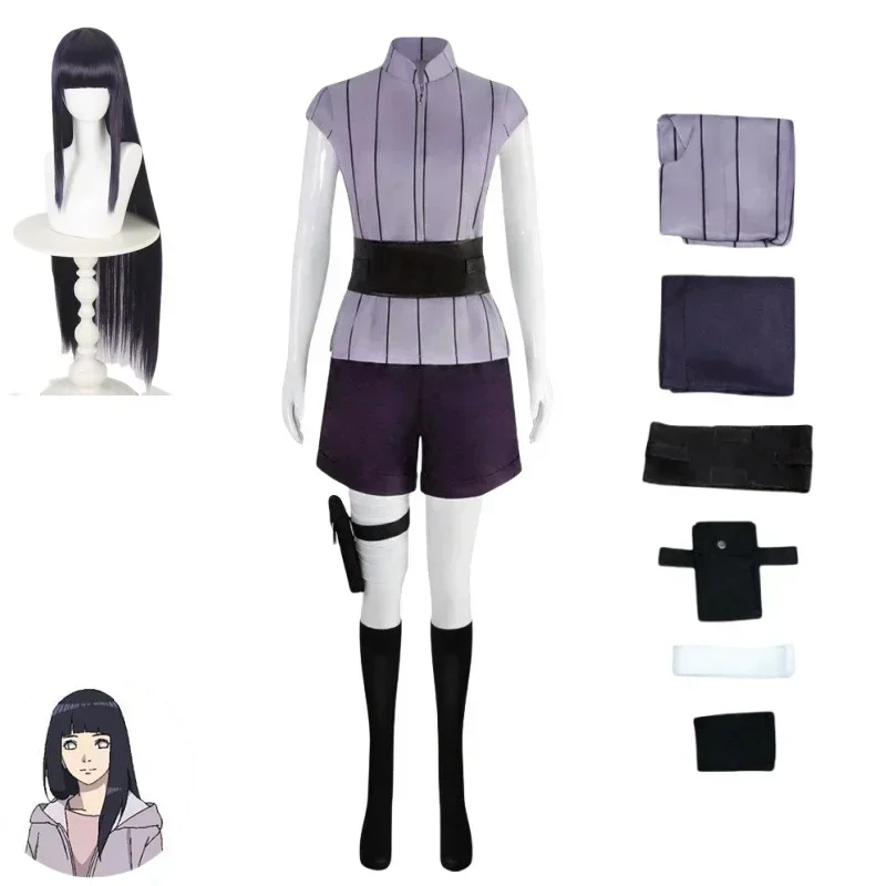 アニメコスプレ ハロウィンアニメ忍者コスプレ 日向ヒナタコス - Anime Cosplay Ninja のレビューと価格