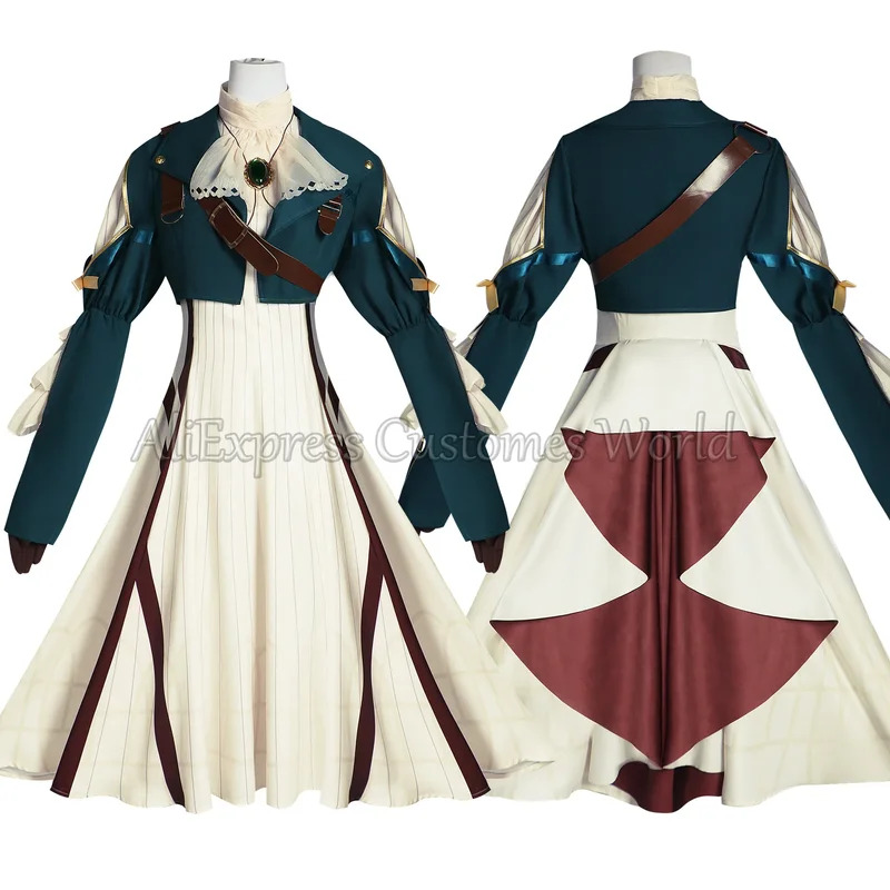 CyAnime バイオレットエヴァーガーデンコスプレ衣装女性 - Violet Evergarden Dress のレビューと価格