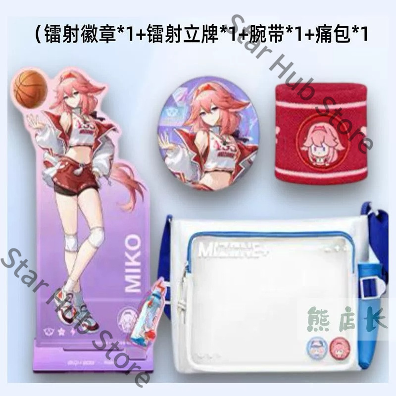 原神インパクト八重巫女三五宮ここみレーザーバッジアクリルスタ - Cosplay Anime Yae Miko のレビューと価格