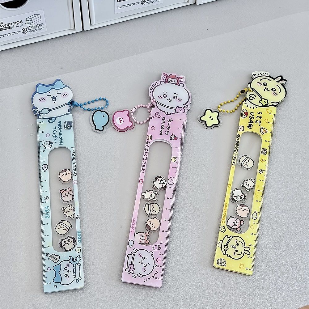 アニメちいかわかわいいスライド定規ペンダント付き 15 セン - Anime Cosplay Drawing のレビューと価格