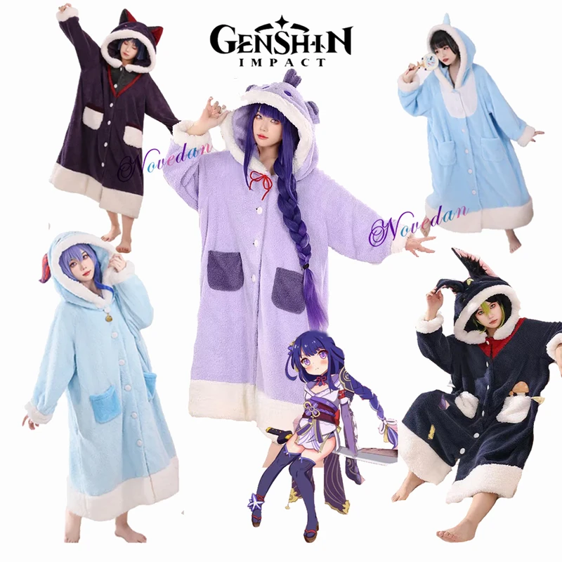 コスプレ衣装,パジャマ,クリスマス,毛布,zhongli,x - Cosplay Anime Yae Miko のレビューと価格