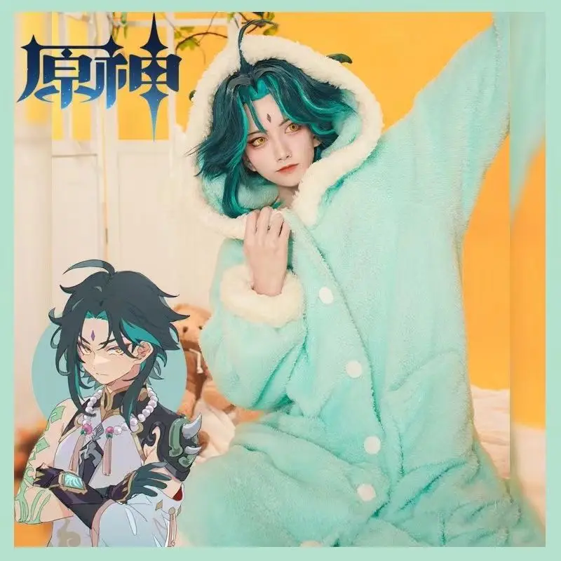 コスプレ衣装,パジャマ,クリスマス,毛布,zhongli,x - Cosplay Anime Yae Miko のレビューと価格