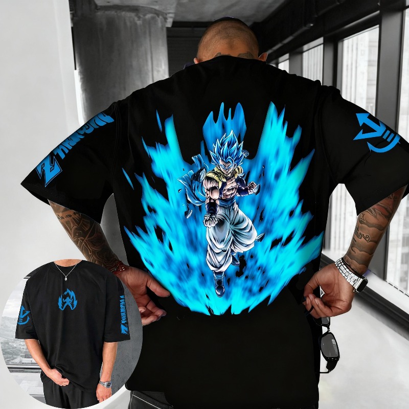 ドラゴンボール多用途親子 Tシャツメンズ秋/冬新アニメプリン - Anime Cosplay Plus Size のレビューと価格