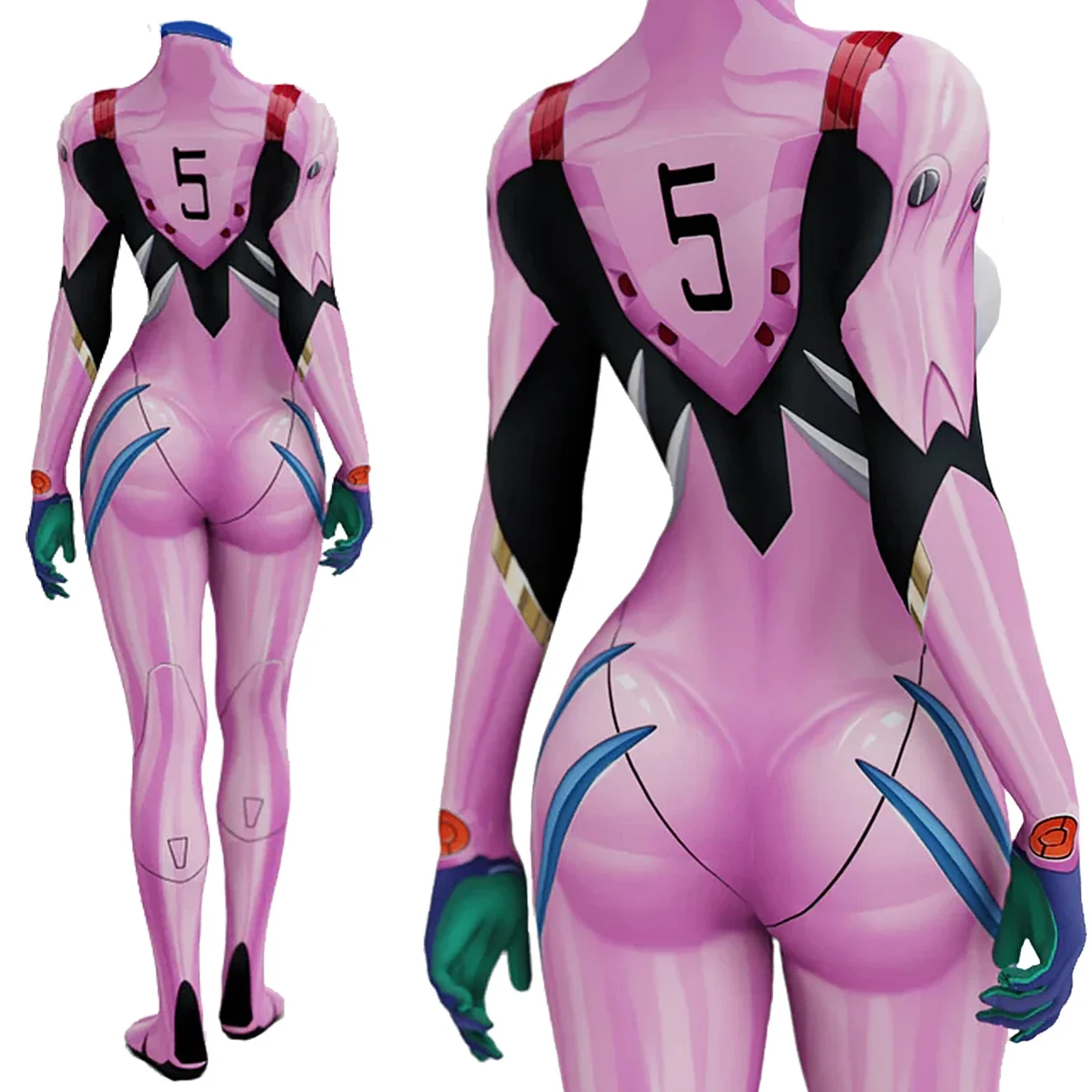 アニメEVA 05 マキナミ コスプレ衣装 スーパーヒーロー - Anime Cosplay For Girls のレビューと価格