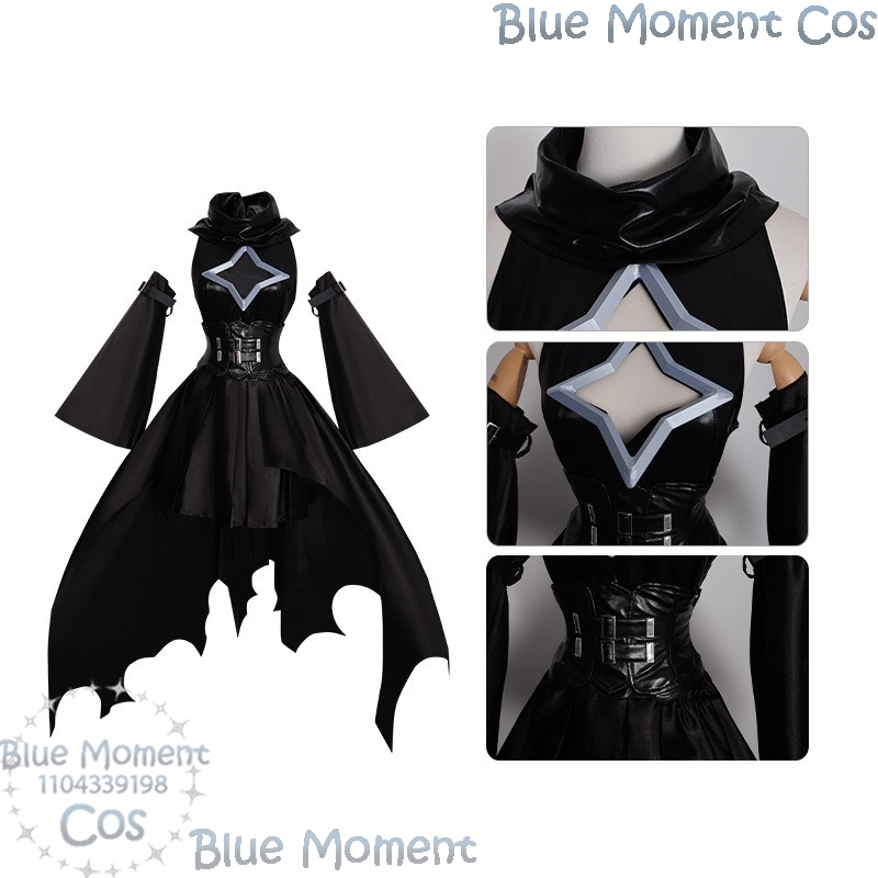 ゴールデンダークネスゲームアズールレーンコスプレ衣装黒ロリー - Anime Cosplay Girl With Black Hair のレビューと価格