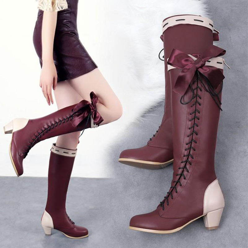 ヴァイオレットエヴァーガーデンアニメキャラクター靴コスプレ靴 - Violet Evergarden Dress のレビューと価格