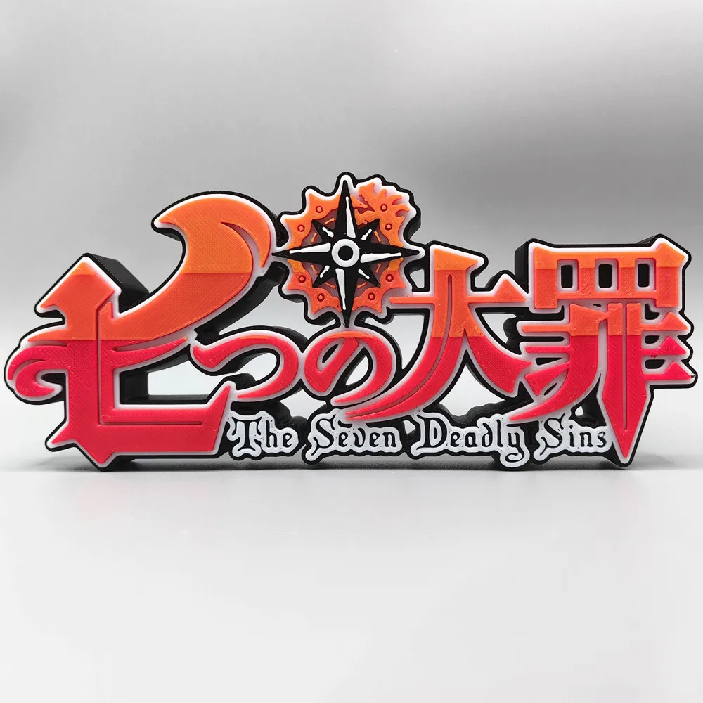 アニメ七つの大罪 3D モデル人形タイトル銘板メリオダスホー - Anime Cosplay Title のレビューと価格