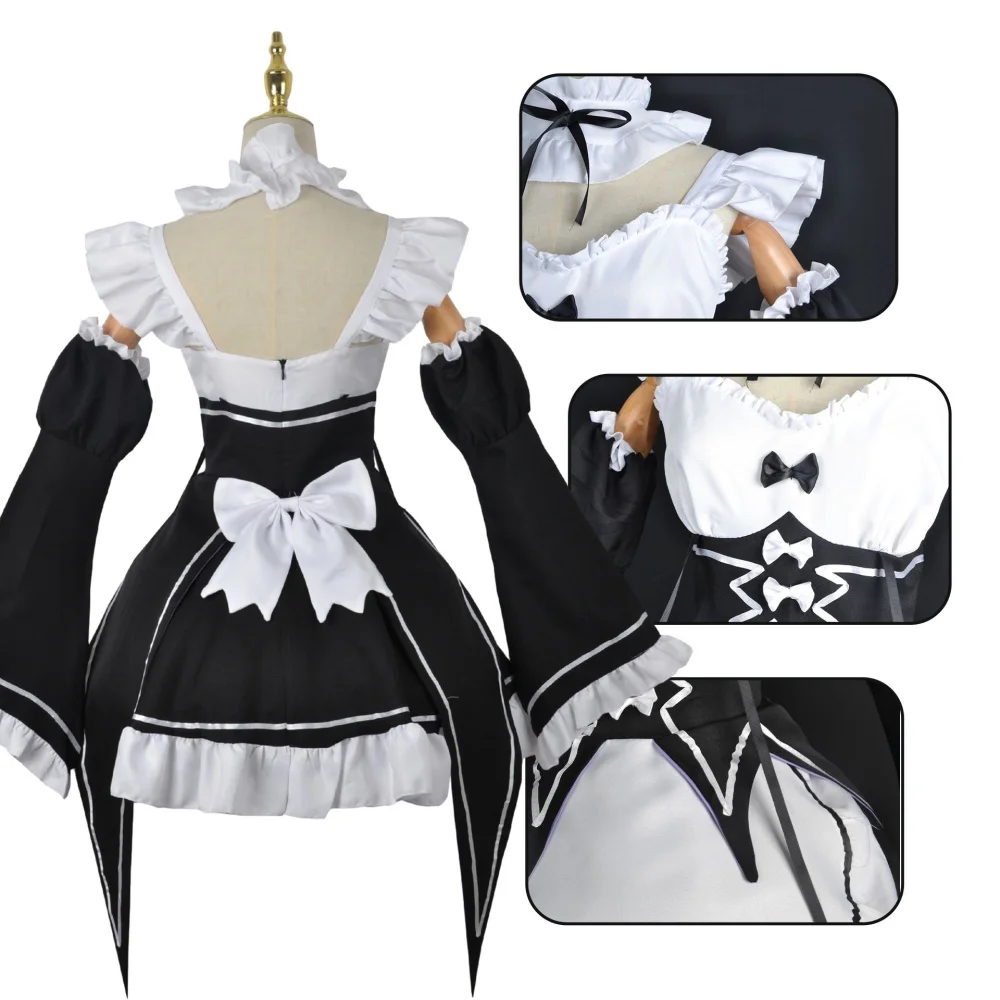 アニメラムレムメイドコスプレ再ゼロから始める異世界生活衣装女 - Anime Cosplay Re Zero のレビューと価格